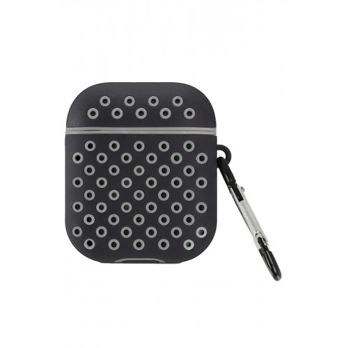 Airpods 2 (2.nesil) Spor Delikli Kılıf - Siyah-Gri-(5796) Airpods 2 (2.nesil) Spor Delikli Kılıf - Siyah-Gri-(5796)