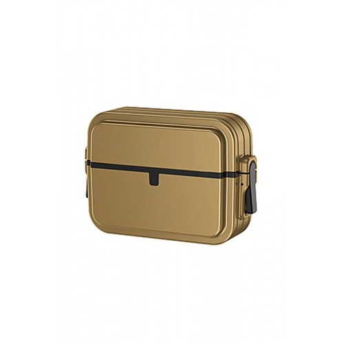 Airpods Pro 2 (2.nesil) 404 Kilitli Kılıf - Gold-(5796)