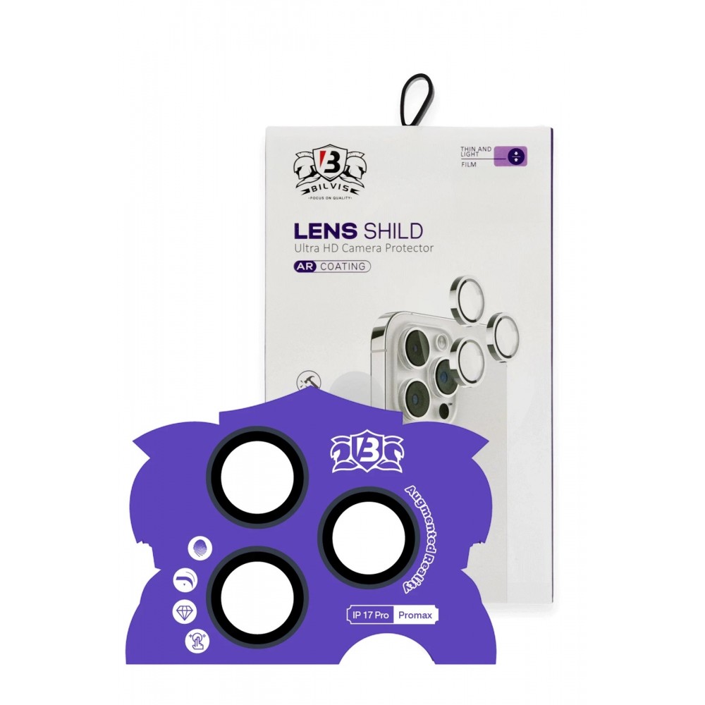 Apple iPhone 17 Pro Max Bilvis Titan Kamera Lens - Lacivert-(5796)