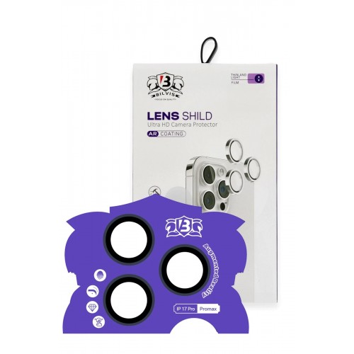 Apple iPhone 17 Pro Max Bilvis Titan Kamera Lens - Lacivert-(5796)