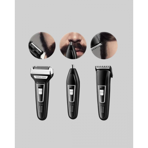 İnsua Erkek Bakım Seti – 3 Başlıklı Şarjlı Tıraş Makinesi 60 Dakika Kablosuz Kullanım