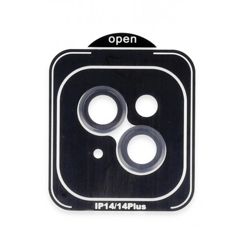 iPhone 14 PVD Metal Kamera Lens - Siyah-(5796)