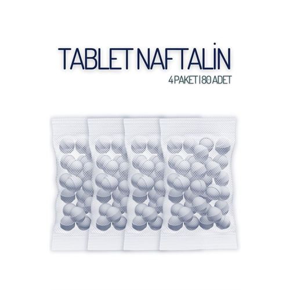 Turk Tablet Naftalin Güve Topu Naftalin 80 Adet 718