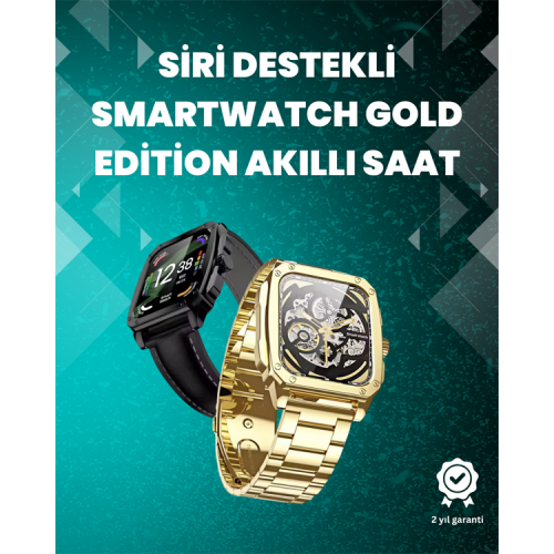 Bluetooth Arama ve Bildirim Destekli Akıllı Saat