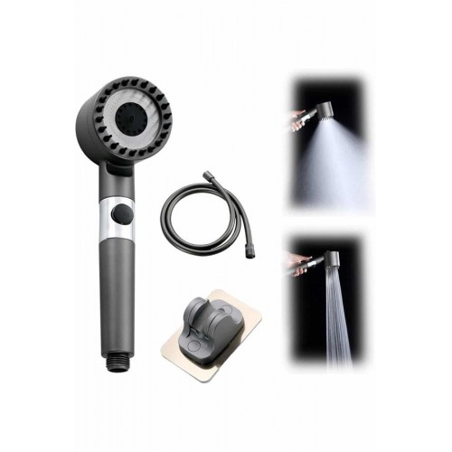 Duş Başlığı Yüksek Basınçlı Masaj Taraklı 3 Kademeli Duş Başlığı Yüksek Basınçlı Masaj Taraklı 3 Kademeli