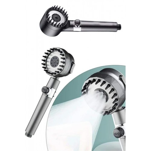 Duş Başlığı Yüksek Basınçlı Masaj Taraklı 3 Kademeli Duş Başlığı Yüksek Basınçlı Masaj Taraklı 3 Kademeli