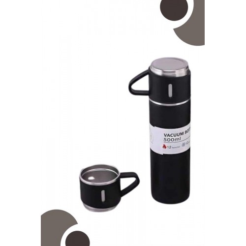 3 Bardaklı Termos Seti Anneler Gününe Özel Hediye Taşınabilir Sızdırmaz Isı Koruyucu