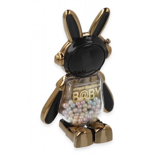 Astro Stand Tavşan Astronot - Siyah-(5796)