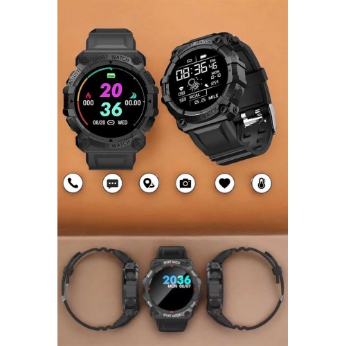 Unisex Tasarımıyla Klasik ve Spor Kombinlere Uygun Akıllı Saat