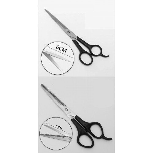 Turk Berber Makas Ara Makas Seti Profesyonel 6.5 inç Çelik Turk Berber Makas Ara Makas Seti Profesyonel 6.5 inç Çelik