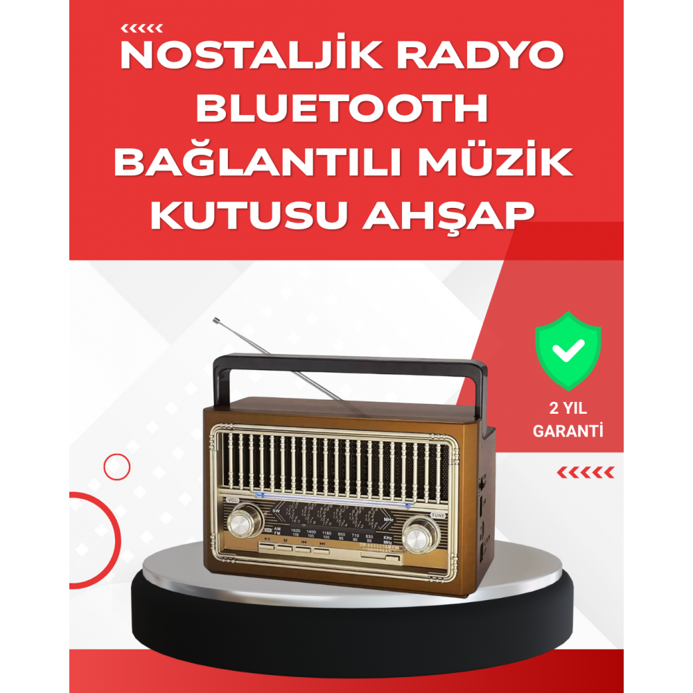 USB ve Hafıza Kart Girişli Radyo Hoparlör