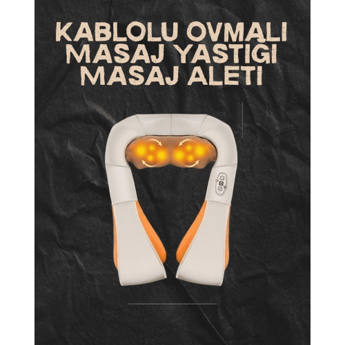 Ovmalı Isıtmalı Elektrikli Masaj Aleti – Boyun Sırt Bel Omuz ve Bacak İçin Profesyonel Masaj Aleti