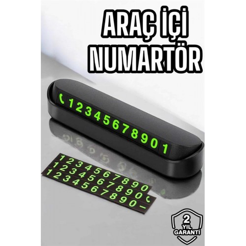 Araba Park Numaratörü Araç İçi Numaralık Değiştirilebilir Çevirmeli Mini Araba Park Numaratörü Araç İçi Numaralık Değiştirilebilir Çevirmeli Mini