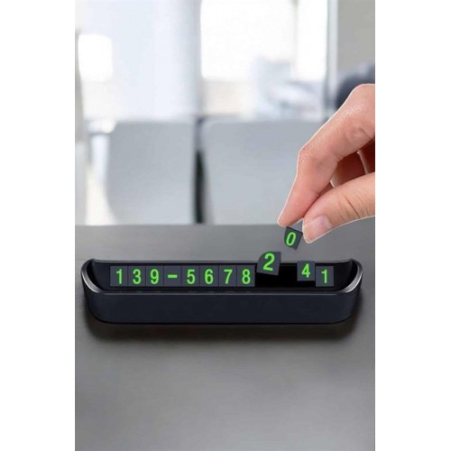 Araba Park Numaratörü Araç İçi Numaralık Değiştirilebilir Çevirmeli Mini Araba Park Numaratörü Araç İçi Numaralık Değiştirilebilir Çevirmeli Mini