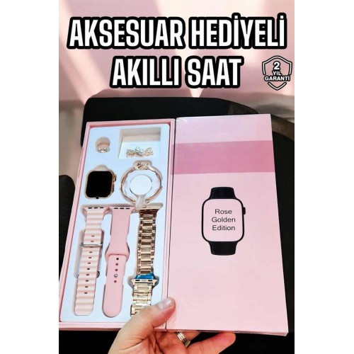 Akıllı Saat Sesli Görüşme Bildirim Görme Uyku ve Sağlık Takibi