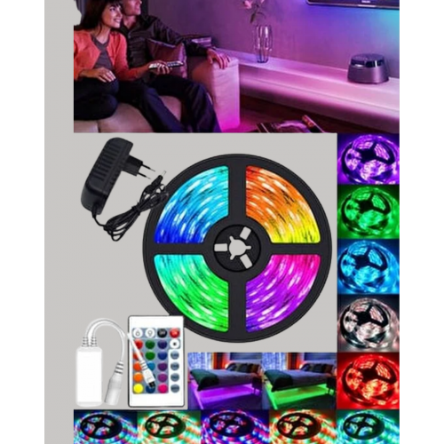 Uzaktan Kumandalı RGB Smart Şerit LED Işık Esnek ve Taşınabilir Dekorasyon Uzaktan Kumandalı RGB Smart Şerit LED Işık Esnek ve Taşınabilir Dekorasyon
