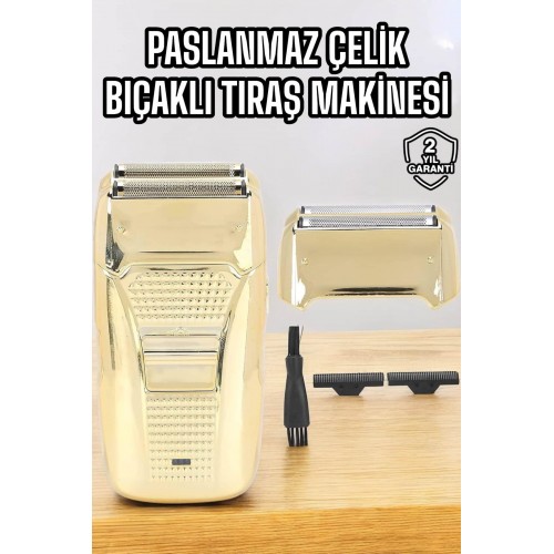 Tıraş Makinesi Paslanmaz Çelik Şarjlı Taşınabilir
