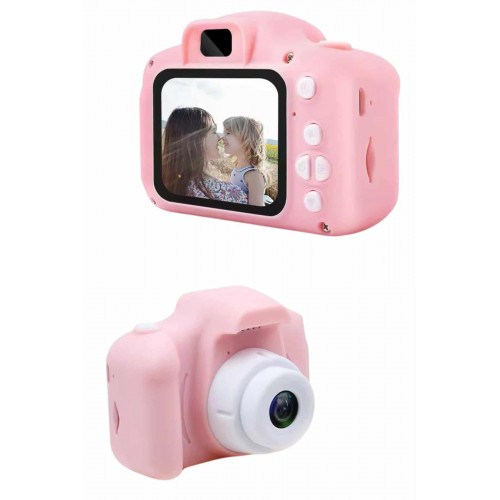 Çocuklara Özel Fotoğraf Ve Video Çeken Mini Çok Renkli Fotoğraf Makinesi