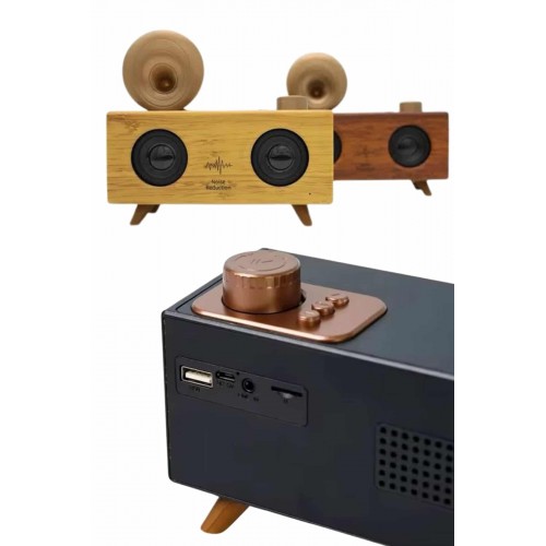 Gramafon Radyo Bluetooth Hoparlör Nostaljik Radyo FM Radyo