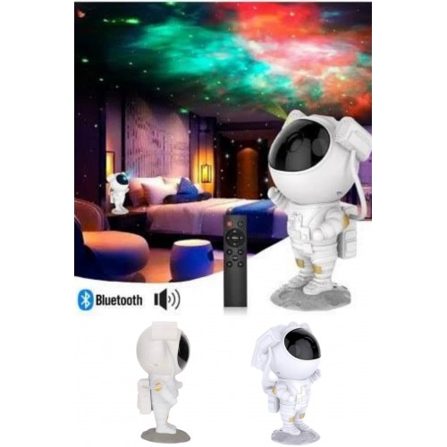 Projeksiyon Astronot Lamba Speaker Sevimli Astronot Bluetooth Hoparlör