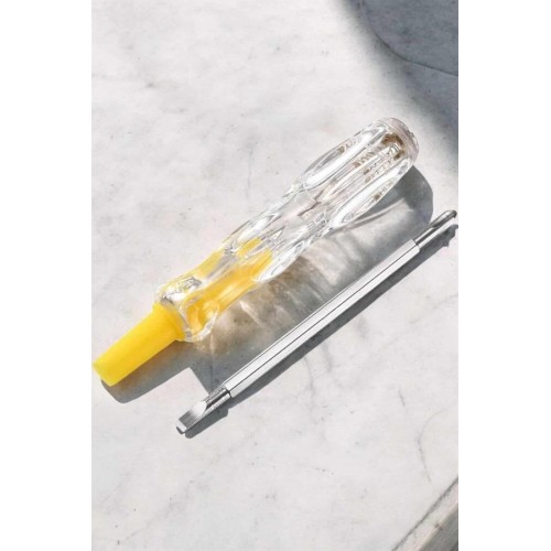 Test Cihazı Kontrol Kalemi Çift Başlıklı Şeffaf Elektrik Testi Test Cihazı Kontrol Kalemi Çift Başlıklı Şeffaf Elektrik Testi