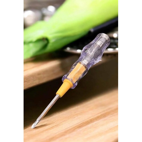 Test Cihazı Kontrol Kalemi Çift Başlıklı Şeffaf Elektrik Testi Test Cihazı Kontrol Kalemi Çift Başlıklı Şeffaf Elektrik Testi