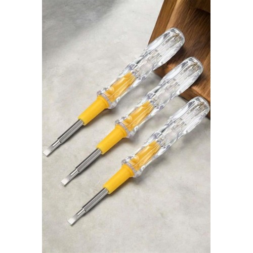 Test Cihazı Kontrol Kalemi Çift Başlıklı Şeffaf Elektrik Testi Test Cihazı Kontrol Kalemi Çift Başlıklı Şeffaf Elektrik Testi