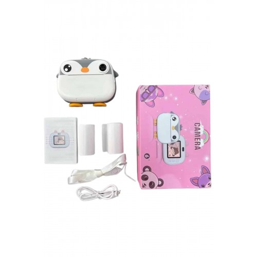 Çocuklara Özel Şirin Tasarımlı Mini Fotoğraf Yazıcısı 3 Adet Rulo Hediyeli Çocuklara Özel Şirin Tasarımlı Mini Fotoğraf Yazıcısı 3 Adet Rulo Hediyeli