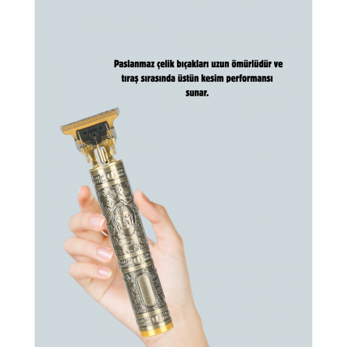 Titreşim Motorlu Erkek Saç ve Sakal Düzeltici Titreşim Motorlu Erkek Saç ve Sakal Düzeltici