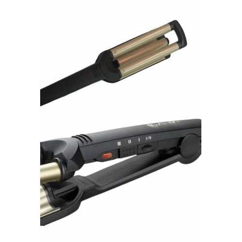 Saç Şekillendirici Wag Maşa Su Dalga Maşası Tüm Saç Tiplerine Uygun Saç Şekillendirici Wag Maşa Su Dalga Maşası Tüm Saç Tiplerine Uygun