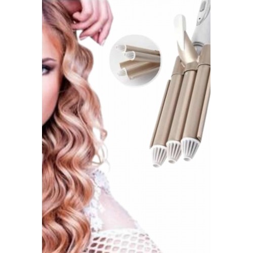 Saç Şekillendirici Wag Maşa Üçlü Yüksek Isı Ayarlı Seramik Kaplama Saç Şekillendirici Wag Maşa Üçlü Yüksek Isı Ayarlı Seramik Kaplama