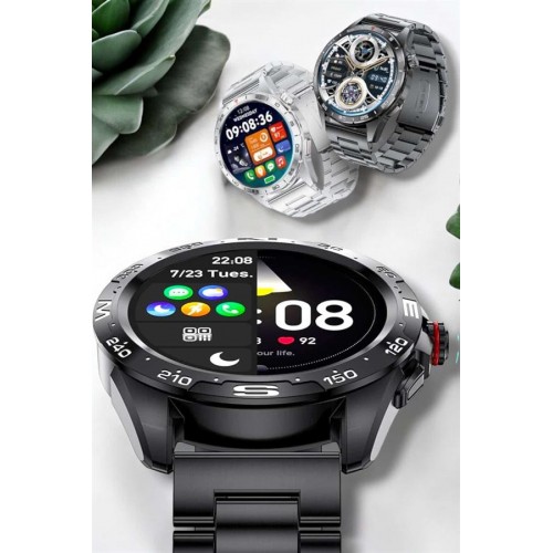 Akıllı Saat Sağlık ve Fitness Takibi Bluetooth Bağlantılı Dokunmatik Ekran