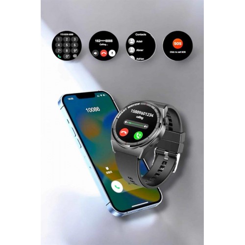 Akıllı Saat Sağlık ve Fitness Takibi Bluetooth Bağlantılı Dokunmatik Ekran