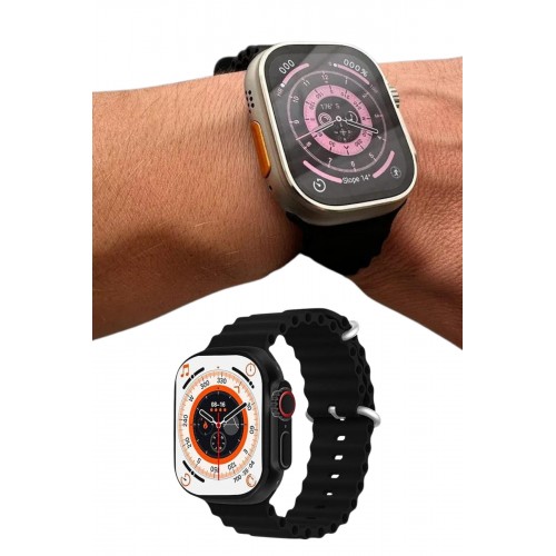 Uyku ve Sağlık Takibi Yapabilen GPS Uyumlu Plastik Kordonlu Akıllı Saat