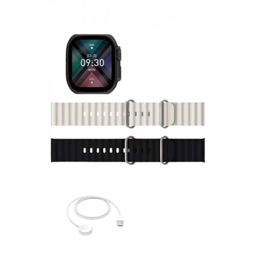 Uyku ve Sağlık Takibi Yapabilen GPS Uyumlu Plastik Kordonlu Akıllı Saat