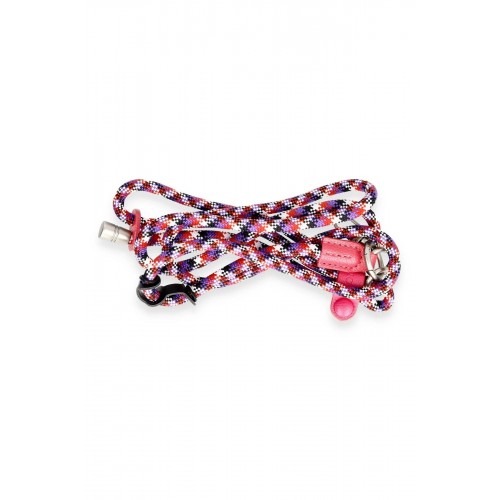 JA Desenli Boyun Askısı - Pembe-(5796)