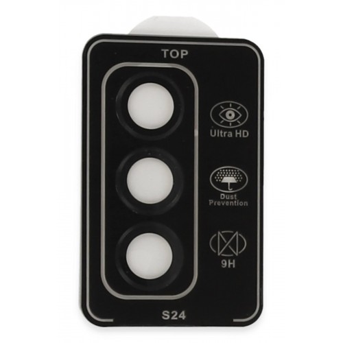 Samsung Galaxy S24 PVD Metal Kamera Lens - Siyah-(5796)