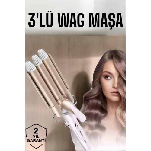 Wag Maşa Negatif İyon Teknolojili Isı Ayarlı Saç Maşası