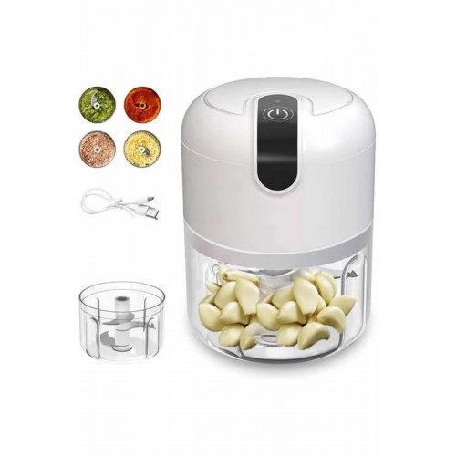 Rondo Doğrayıcı 250 ML Taşınabilir USB Şarjlı Pratik El Rondo Blender