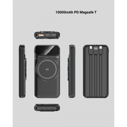 10000 mAh Kablosuz Powerbank – 15W Hızlı Şarj  Type-C Çoklu Çıkışlı