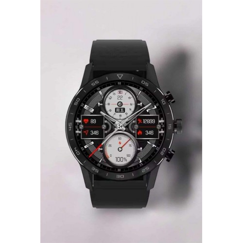 Suya Dayanıklı Dokunmatik Akıllı Saat Bluetooth 5.0 Sesli Asistan ve Sağlık Takibi