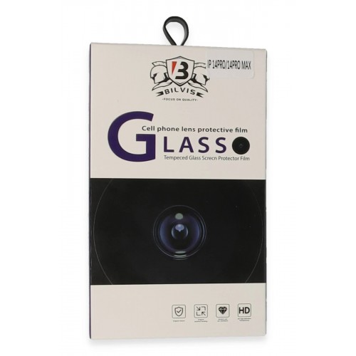 iPhone 14 Pro Max Bilvis Titan Kamera Lens - Siyah-(5796)