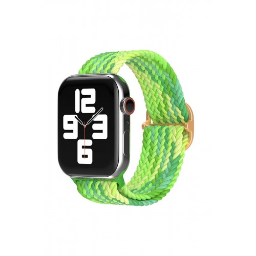 Apple Watch 42mm Star Kordon uaz-Yeşil-(5796)
