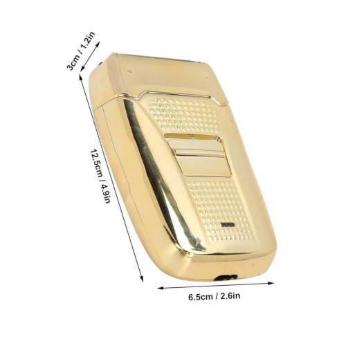 Sakal Kesme Tıraş Makinesi Paslanmaz Çelik Gold Şarjlı Sakal Kesme Tıraş Makinesi Paslanmaz Çelik Gold Şarjlı