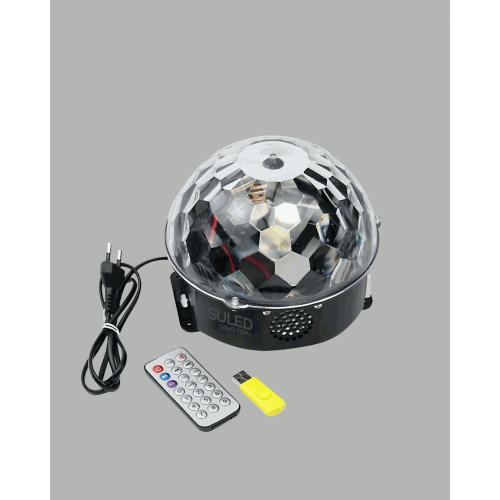 Taşınabilir Mini Disko Topu Lamba – Müzikle Senkronize Işık Efekti ve Parti Atmosferi