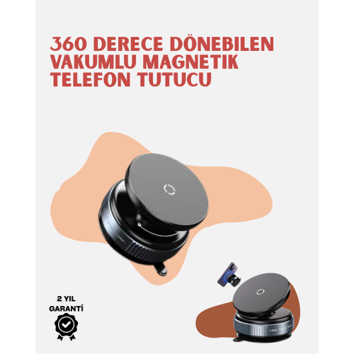 Evrensel Uyumlu Manyetik Araç Telefon Standı – Dayanıklı Alüminyum Gövde
