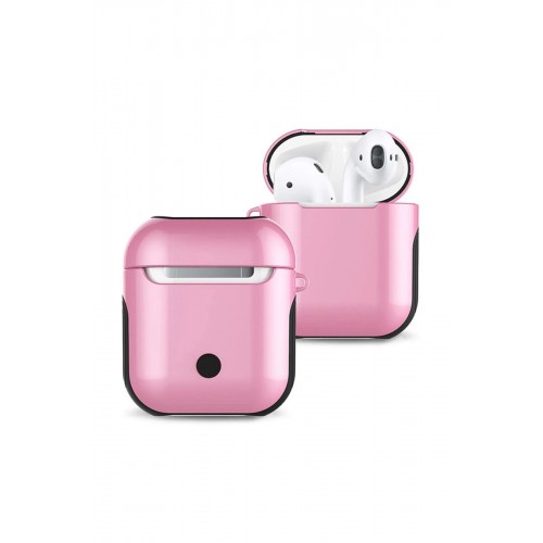 Airpods 2 (2.nesil) 3in1 Kılıf - Pembe-(5796)