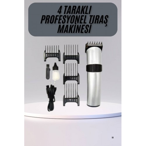 Hassas Ciltlere Özel Saç Sakal ve Vücut Kuaför Tipi Şarjlı Tıraş Makinesi