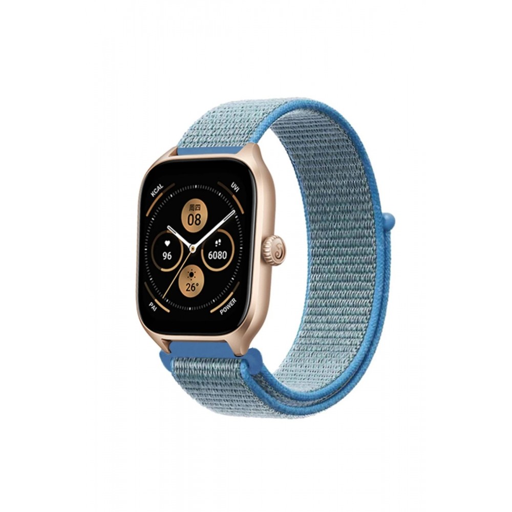 Watch 22mm Hasırlı Cırtcırtlı Kordon uaz-(5796)