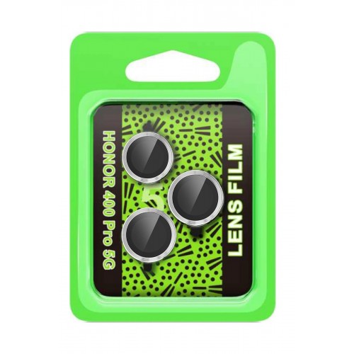 Huawei Honor 400 Pro 5G Raze Metal Kamera Lens - Gümüş-(5796)